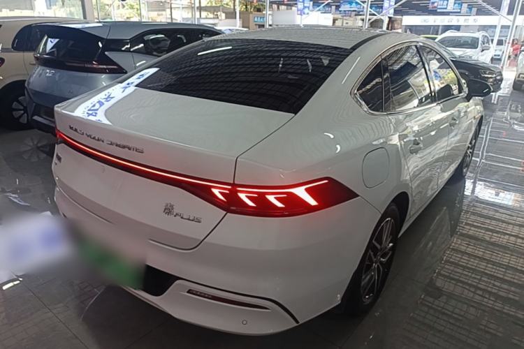 Used BYD Qin PLUS 2021 EV 500KM Premium Model Rear Right 45 Deg