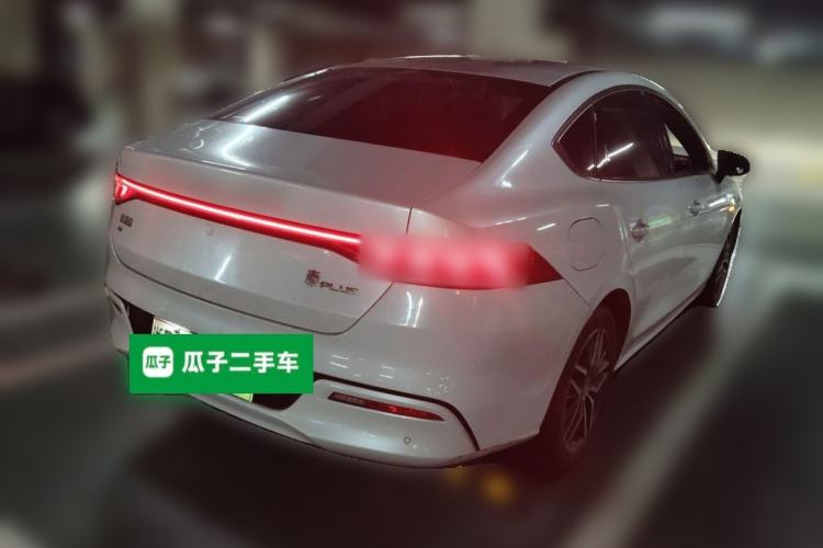 Used BYD Qin PLUS 2021 EV 500KM Luxury Model Rear Right 45 Deg
