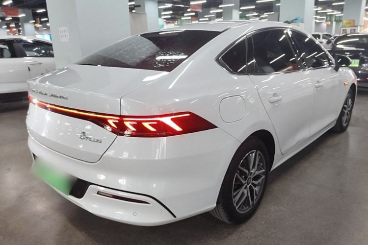 Used BYD Qin PLUS 2021 EV 500KM Luxury Model Rear Right 45 Deg