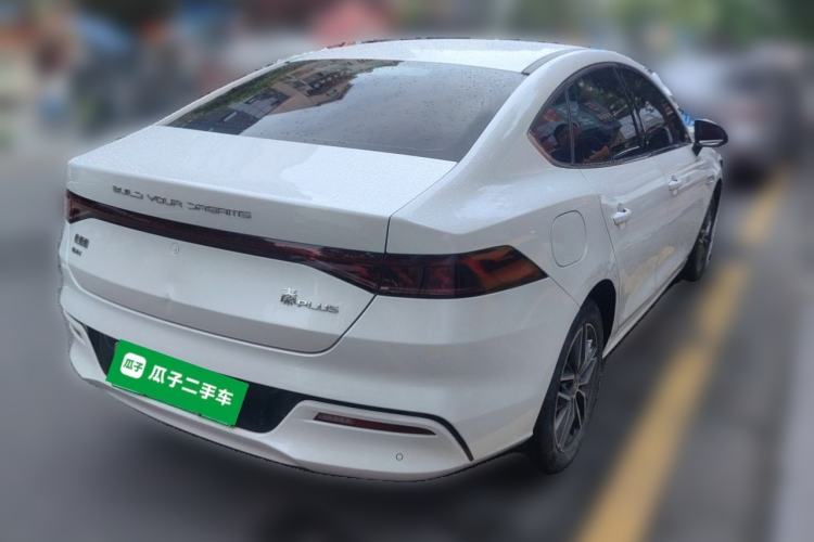 Used BYD Qin PLUS 2021 DM-i 120KM Prestige Model Rear Right 45 Deg