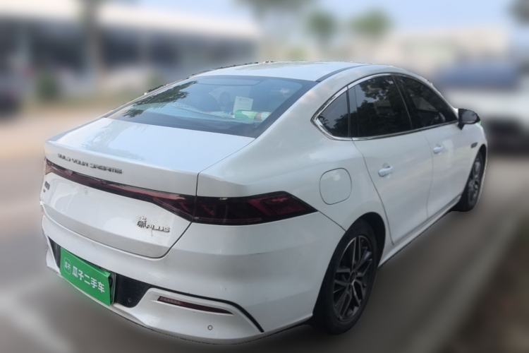 Used BYD Qin PLUS 2021 EV 500KM Luxury Model Rear Right 45 Deg