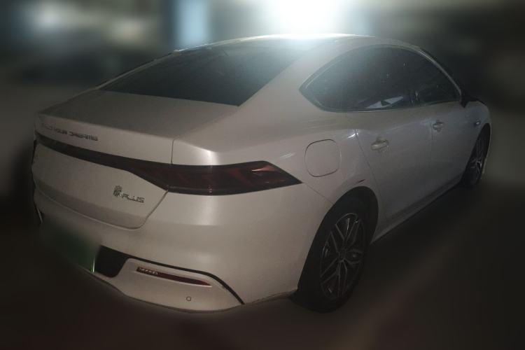 Used BYD Qin PLUS 2021 EV 500KM Premium Model Rear Right 45 Deg