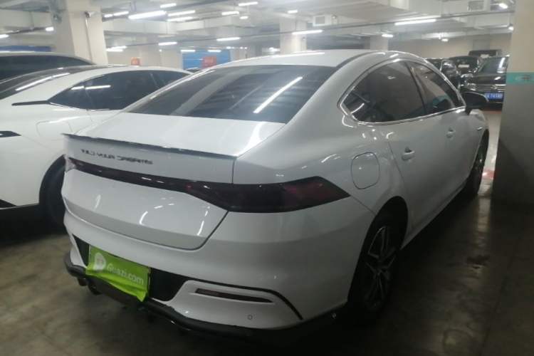 Used BYD Qin PLUS 2021 DM-i 55KM Flagship Model Rear Right 45 Deg