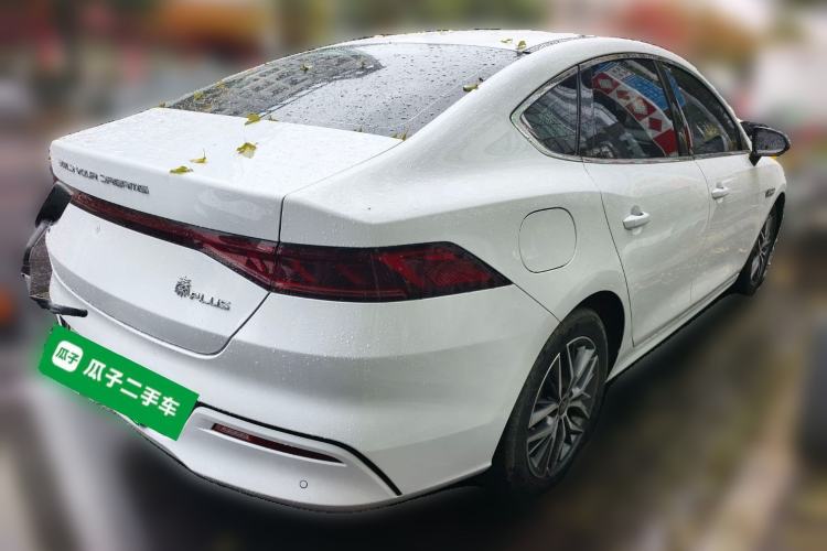 Used BYD Qin PLUS 2021 DM-i 55KM Flagship Model Rear Right 45 Deg