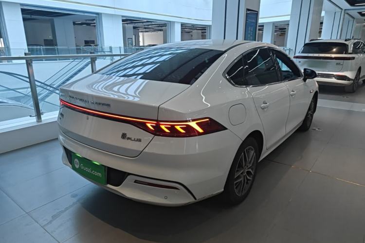 Used BYD Qin PLUS 2021 EV 500KM Luxury Model Rear Right 45 Deg
