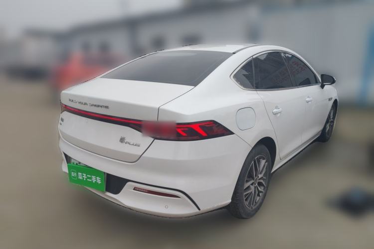 Used BYD Qin PLUS 2021 DM-i 55KM Flagship Model Rear Right 45 Deg