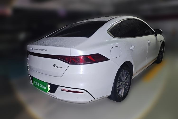Used BYD Qin PLUS 2021 EV 500KM Luxury Model Rear Right 45 Deg
