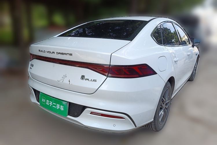 Used BYD Qin PLUS 2021 DM-i 55KM Flagship Model Rear Right 45 Deg