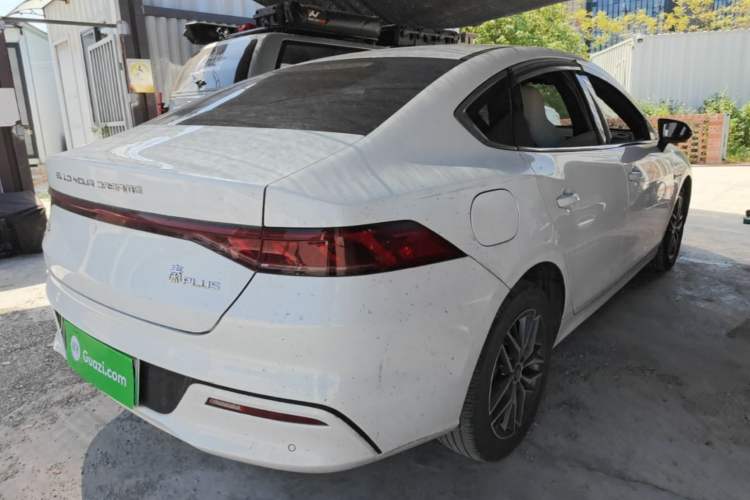 Used BYD Qin PLUS 2021 EV 400KM Luxury Model Rear Right 45 Deg