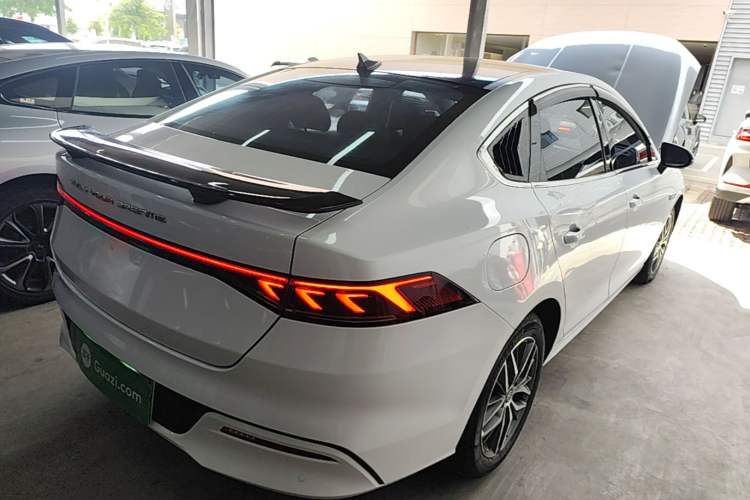 Used BYD Qin PLUS 2021 DM-i 55KM Flagship Model Rear Right 45 Deg