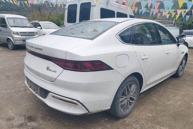 Used BYD Qin PLUS 2021 EV 400KM Luxury Model Rear Right 45 Deg