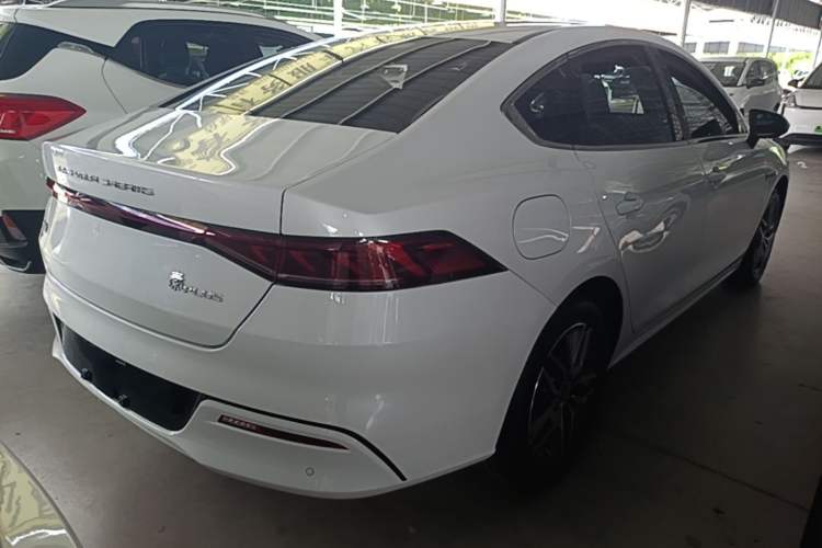 Used BYD Qin PLUS 2021 EV 500KM Premium Model Rear Right 45 Deg