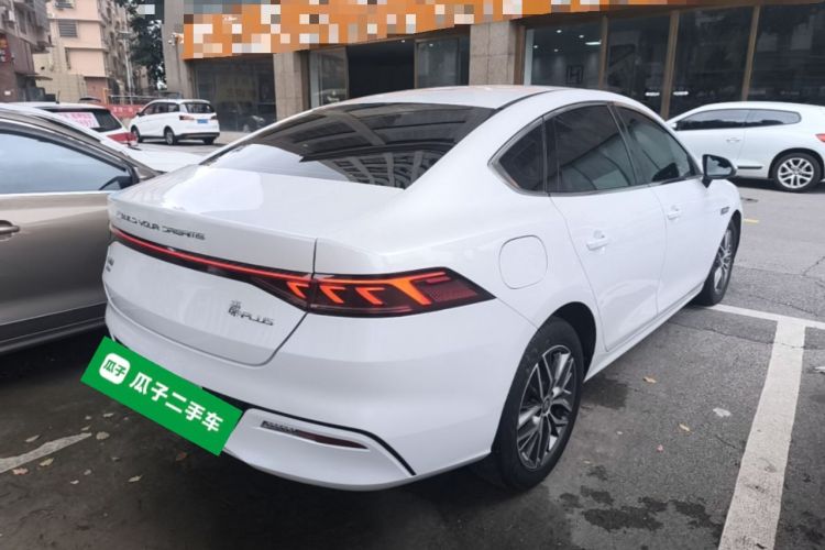Used BYD Qin PLUS 2021 DM-i 55KM Flagship Model Rear Right 45 Deg