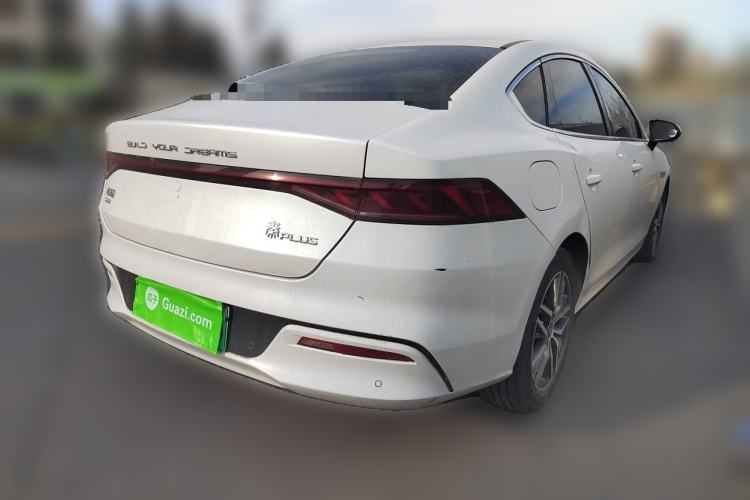 Used BYD Qin PLUS 2021 DM-i 55KM Flagship Model Rear Right 45 Deg