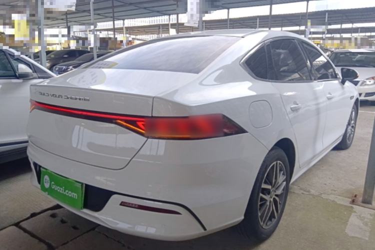 Used BYD Qin PLUS 2021 EV 400KM Luxury Model Rear Right 45 Deg