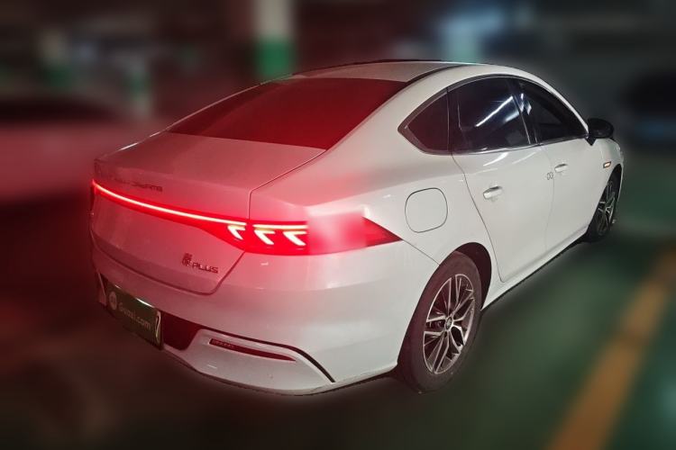 Used BYD Qin PLUS 2021 EV 500KM Luxury Model Rear Right 45 Deg