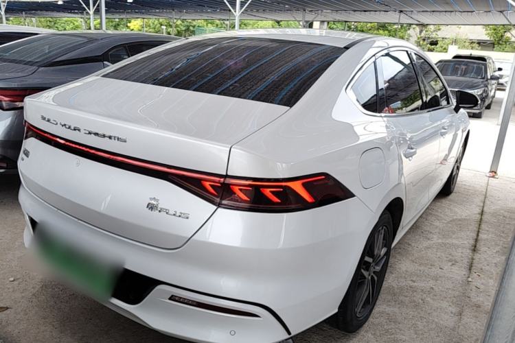 Used BYD Qin PLUS 2021 EV 400KM Luxury Model Rear Right 45 Deg