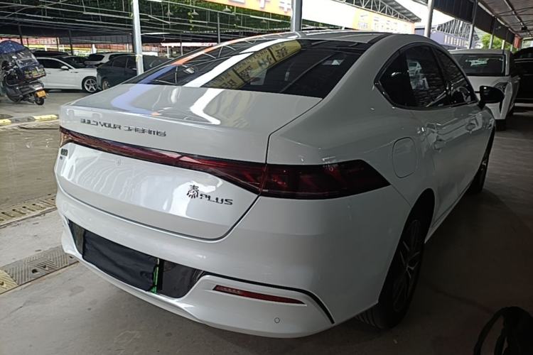 Used BYD Qin PLUS 2021 EV 400KM Luxury Model Rear Right 45 Deg