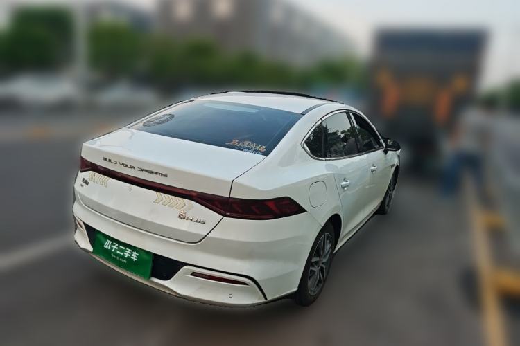 Used BYD Qin PLUS 2021 EV 500KM Premium Model Rear Right 45 Deg