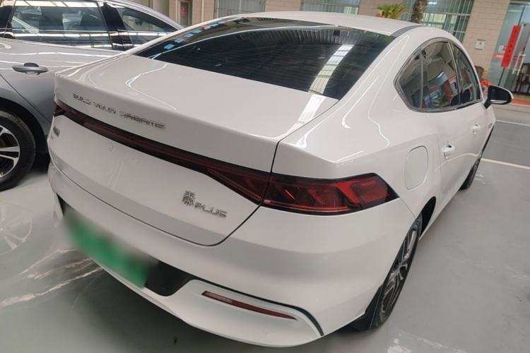 Used BYD Qin PLUS 2021 EV 500KM Luxury Model Rear Right 45 Deg