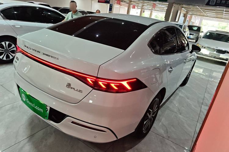 Used BYD Qin PLUS 2021 DM-i 55KM Flagship Model Rear Right 45 Deg