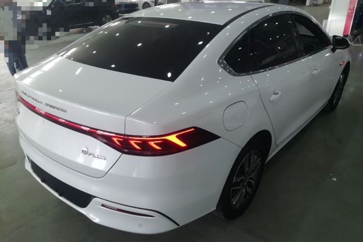 Used BYD Qin PLUS 2021 EV 400KM Luxury Model Rear Right 45 Deg
