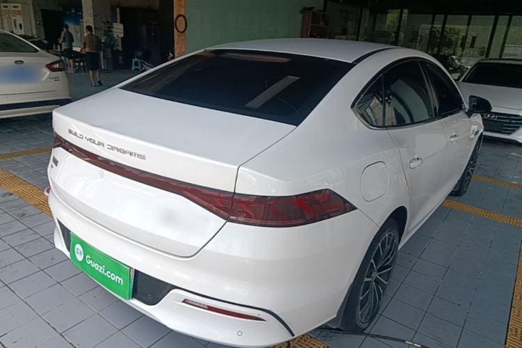 Used BYD Qin PLUS 2021 EV 600KM Flagship Model Rear Right 45 Deg