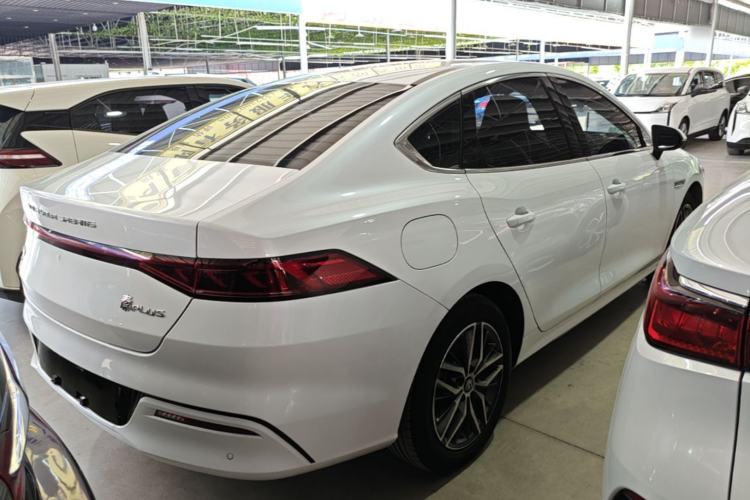 Used BYD Qin PLUS 2021 EV 500KM Luxury Model Rear Right 45 Deg