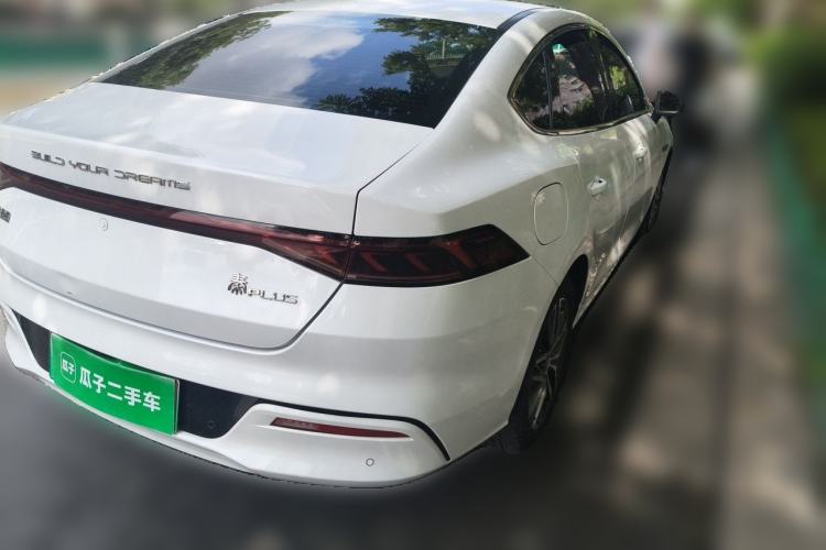 Used BYD Qin PLUS 2021 EV 500KM Luxury Model Rear Right 45 Deg