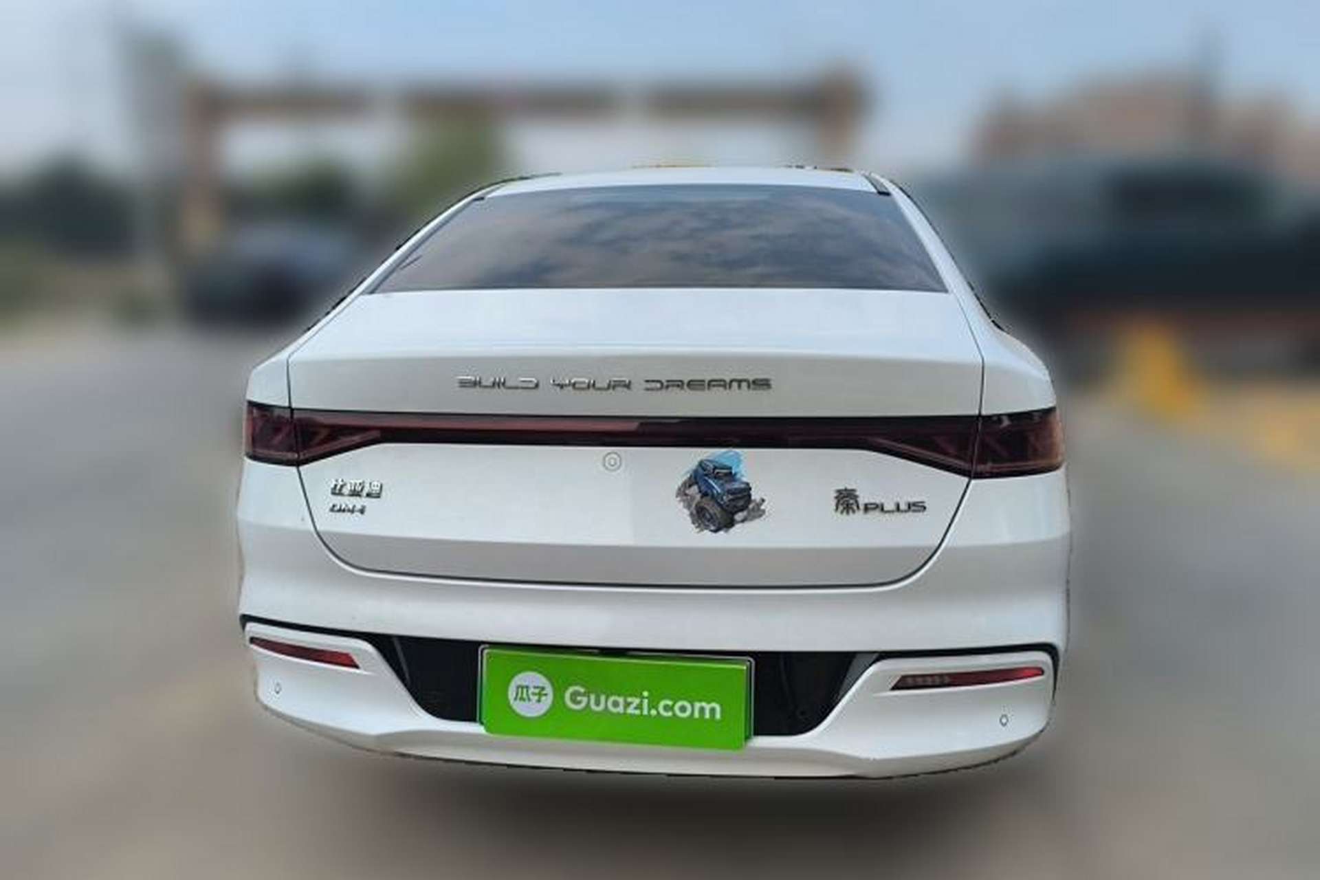 Used BYD Qin PLUS 2021 DM-i 55KM Flagship Model Rear