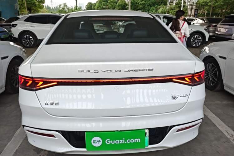 Used BYD Qin PLUS 2021 EV 500KM Luxury Model Rear