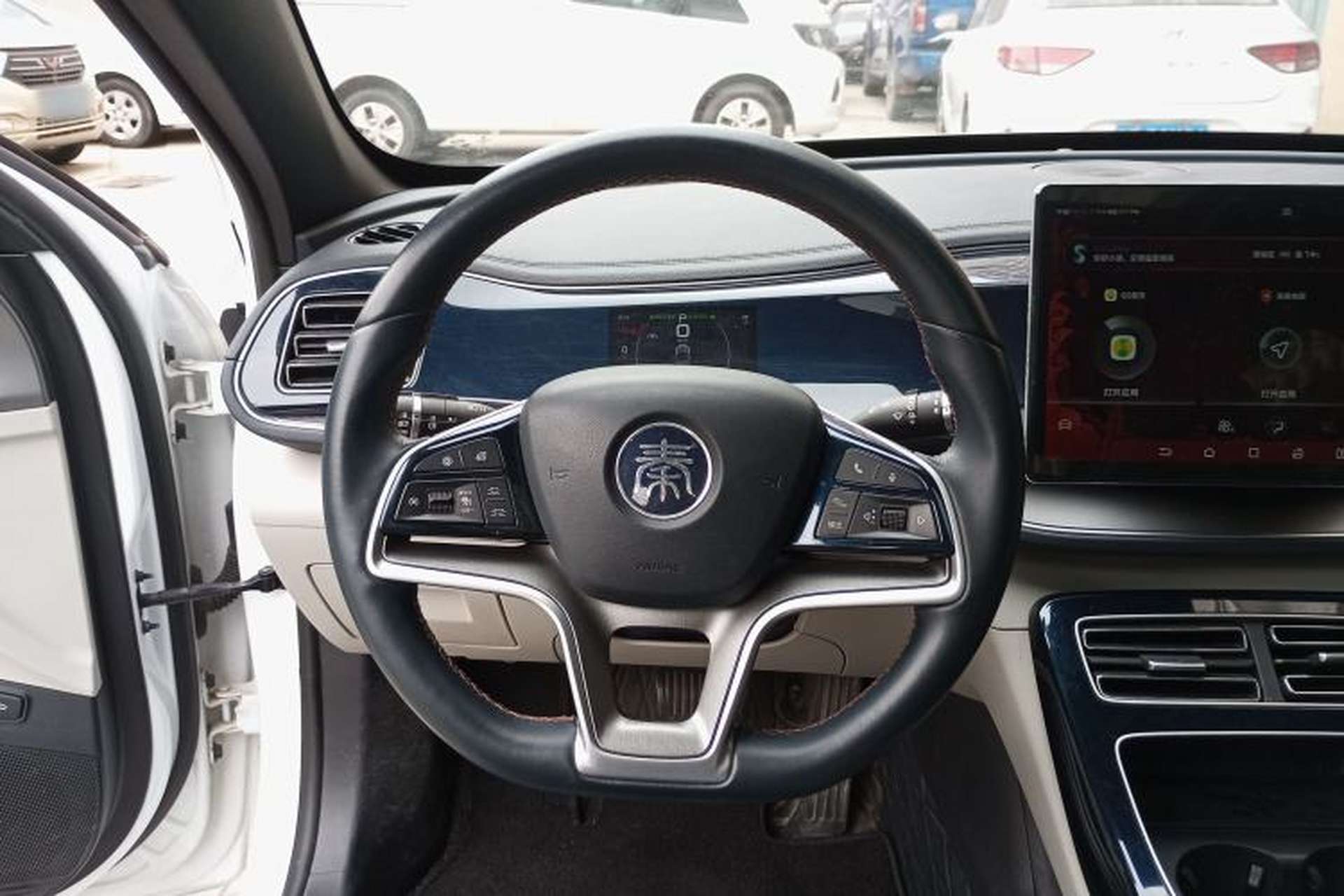 Used BYD Qin PLUS 2021 EV 500KM Luxury Model Steering Wheel