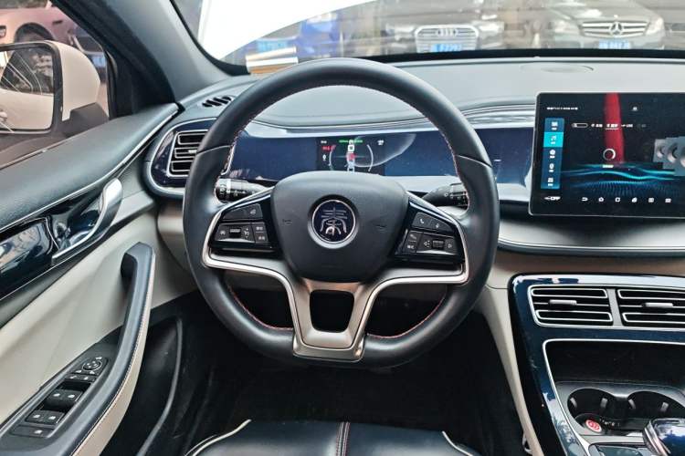 Used BYD Qin PLUS 2021 EV 500KM Luxury Model Steering Wheel