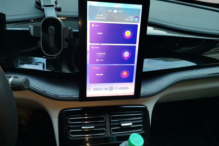 Used BYD Qin PLUS 2023 Champion Edition DM-i 55KM Leading Model Audio And AC Panel
