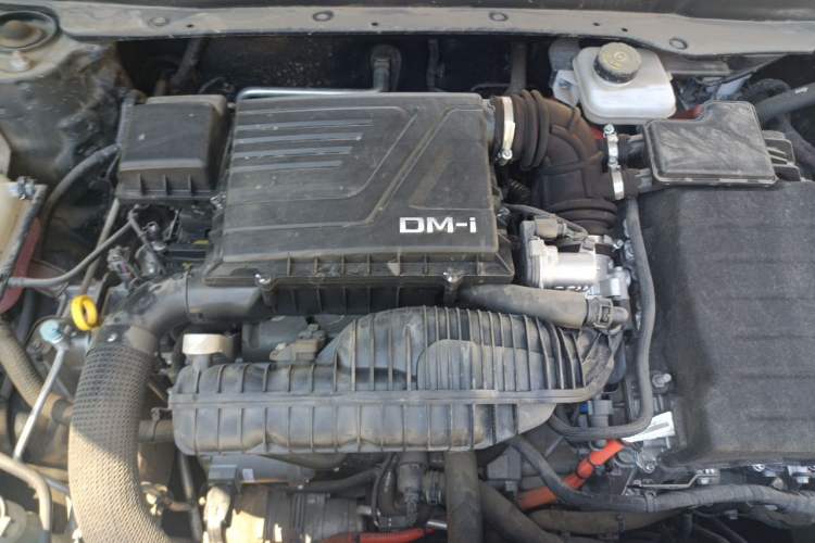 Used BYD Qin PLUS 2023 Champion Edition DM-i 55KM Leading Model Engine Bay