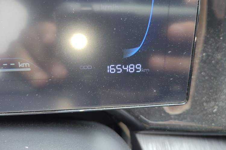 Used BYD Qin PLUS 2023 Champion Edition DM-i 55KM Leading Model Odometer Close Up