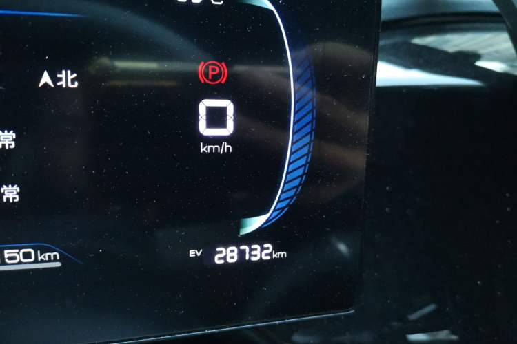 Used BYD Qin PLUS 2023 Champion Edition DM-i 55KM Leading Model Odometer Close Up