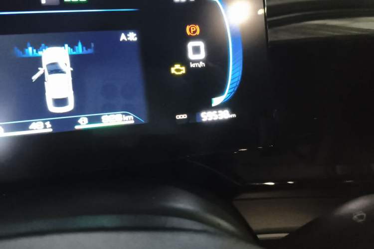 Used BYD Qin PLUS 2023 Champion Edition DM-i 120KM Leading Model Odometer Close Up