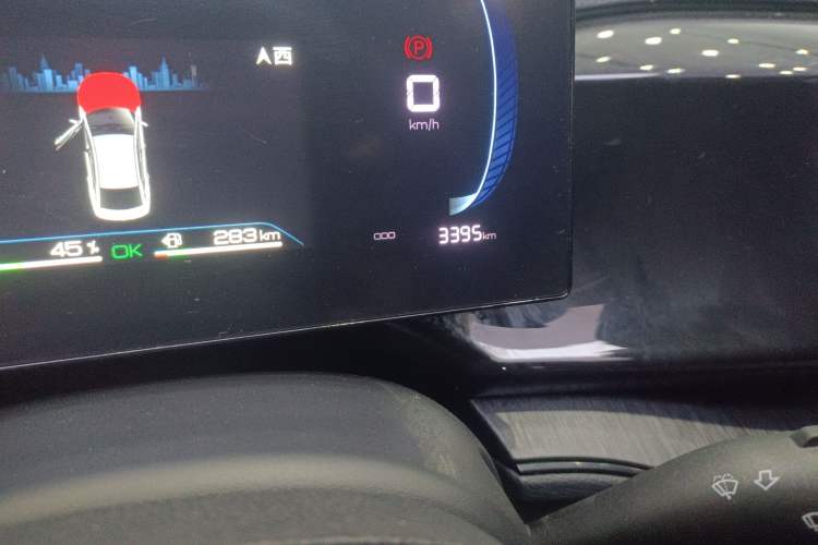 Used BYD Qin PLUS 2023 Champion Edition DM-i 55KM Leading Model Odometer Close Up