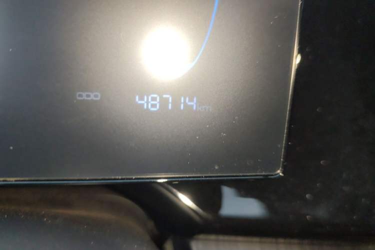 Used BYD Qin PLUS 2023 Champion Edition DM-i 55KM Leading Model Odometer Close Up