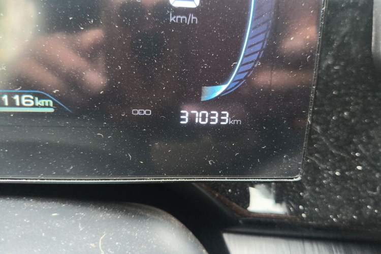 Used BYD Qin PLUS 2023 Champion Edition DM-i 55KM Leading Model Odometer Close Up