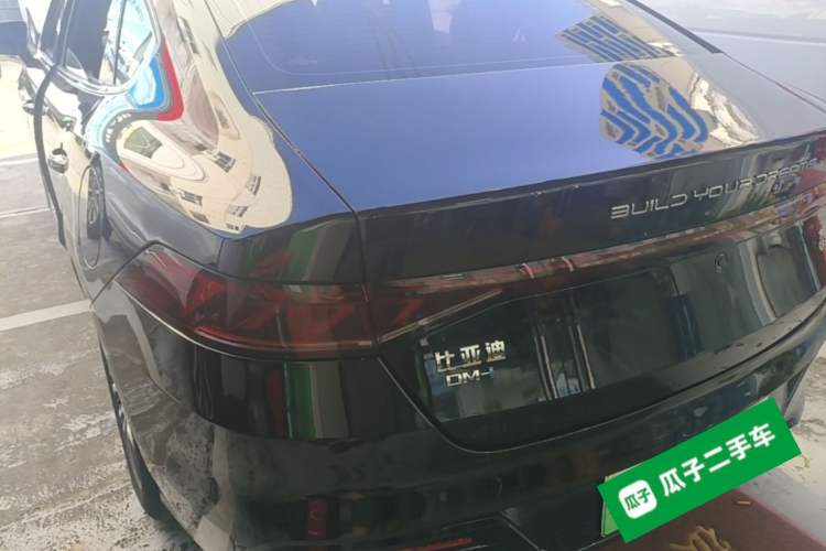 Used BYD Qin PLUS 2023 Champion Edition DM-i 55KM Superior Model Rear Left 45 Deg