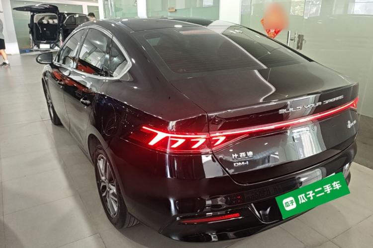 Used BYD Qin PLUS 2023 Champion Edition DM-i 55KM Superior Model Rear Left 45 Deg