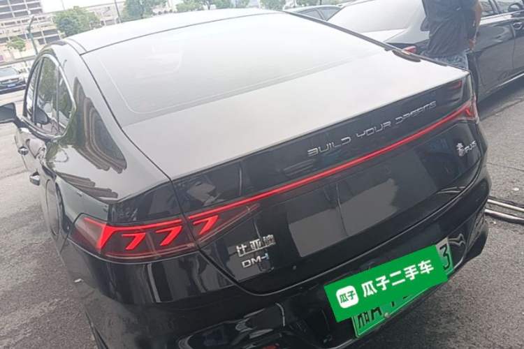 Used BYD Qin PLUS 2023 Champion Edition DM-i 55KM Superior Model Rear Left 45 Deg