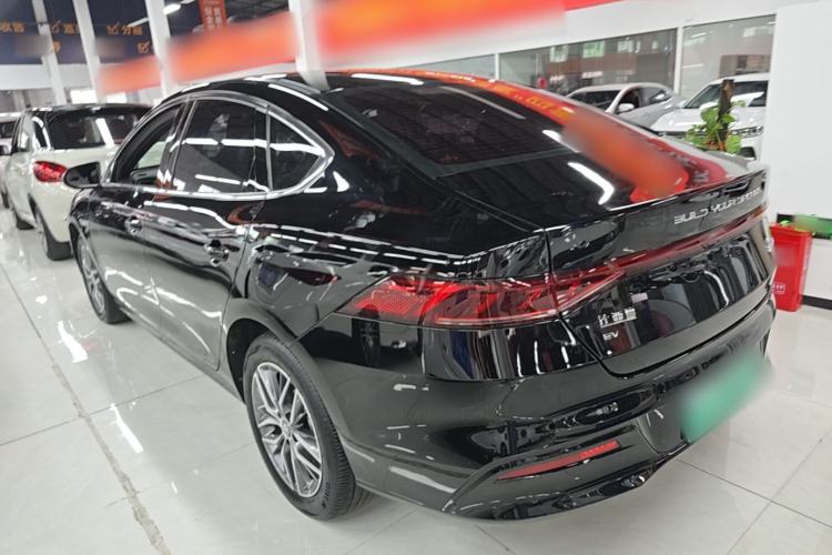 Used BYD Qin PLUS 2023 Champion Edition EV 510KM Leading Model Rear Left 45 Deg