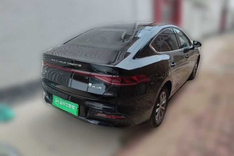 Used BYD Qin PLUS 2023 Champion Edition DM-i 55KM Leading Model Rear Right 45 Deg