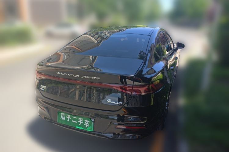 Used BYD Qin PLUS 2023 Champion Edition DM-i 55KM Leading Model Rear Right 45 Deg