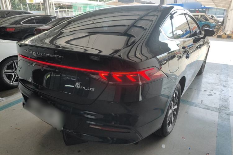 Used BYD Qin PLUS 2023 Champion Edition DM-i 55KM Leading Model Rear Right 45 Deg