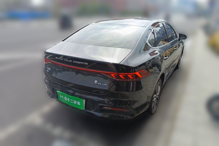 Used BYD Qin PLUS 2023 Champion Edition DM-i 120KM Leading Model Rear Right 45 Deg