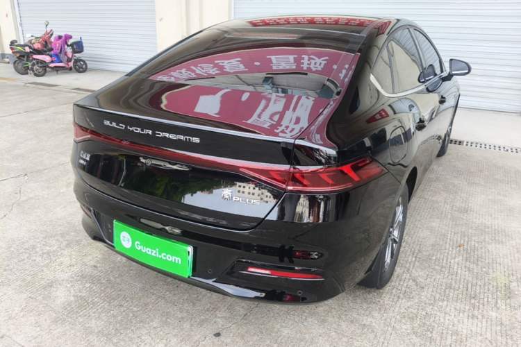 Used BYD Qin PLUS 2023 Champion Edition DM-i 55KM Leading Model Rear Right 45 Deg